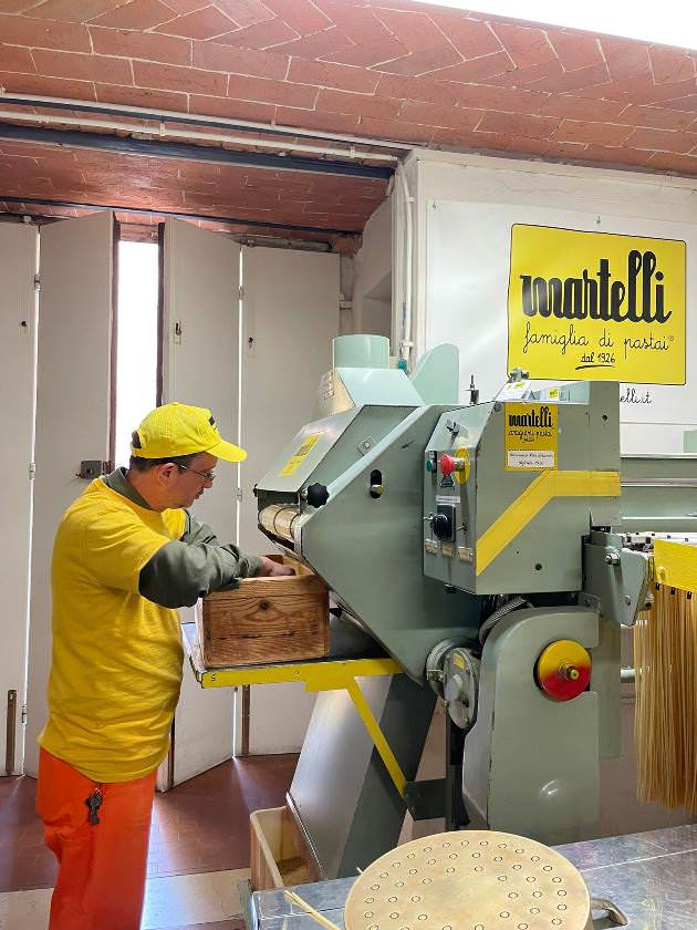 The very famous spaghetti Martelli from Lari