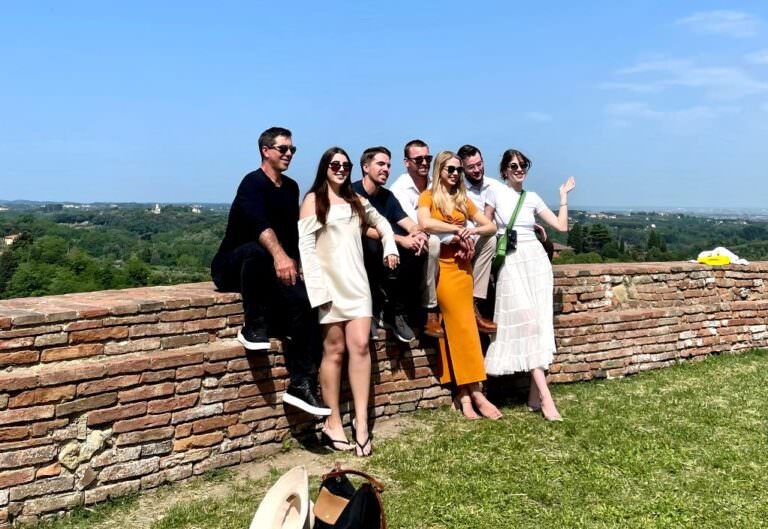 Family reunion in Tuscany