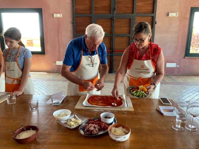 Pizza making experience