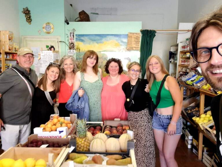 Local shop in the hamlet of Peccioli