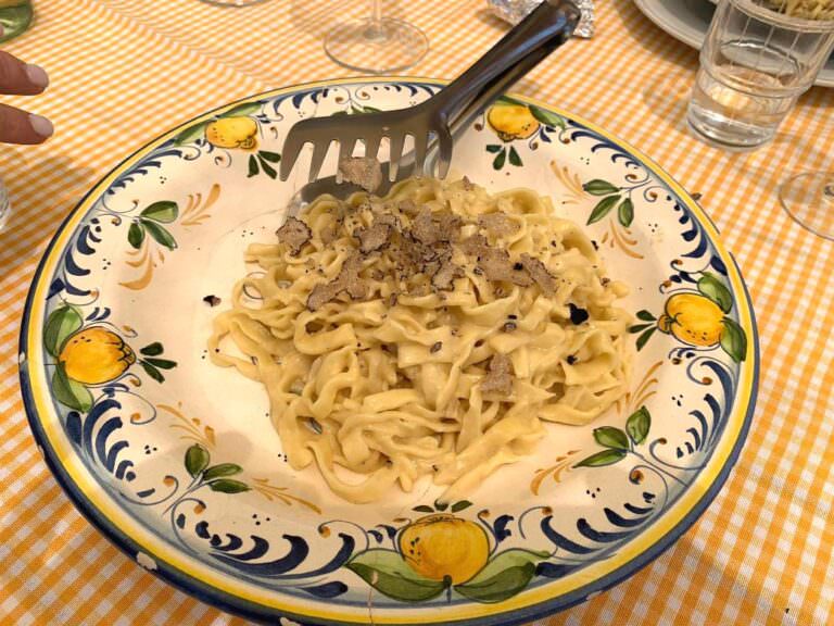 Cooking class with fresh truffle