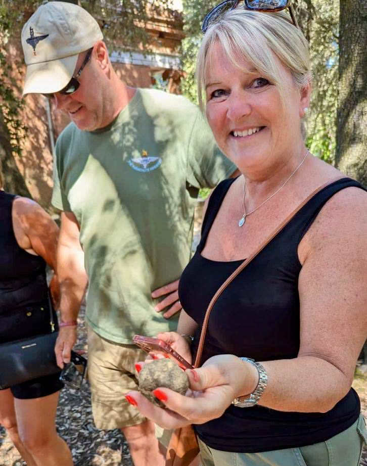 Fresh truffles just found