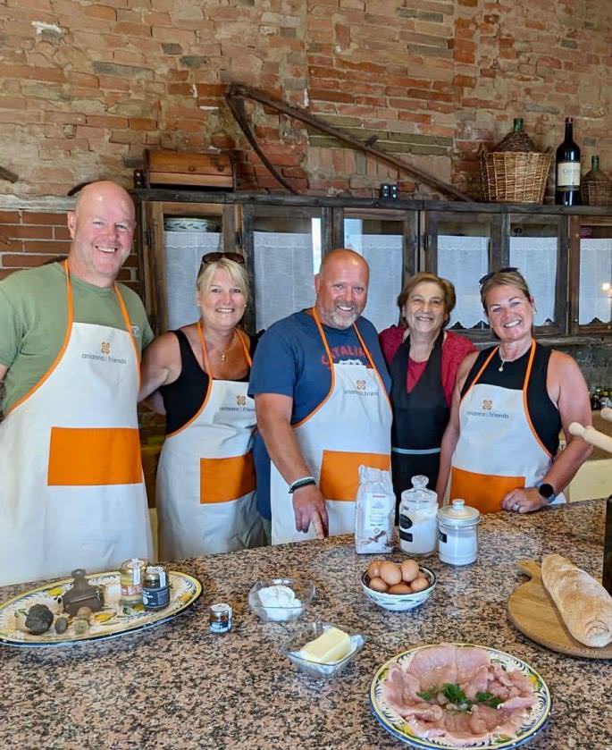 Truffle based cooking class at our cooking school