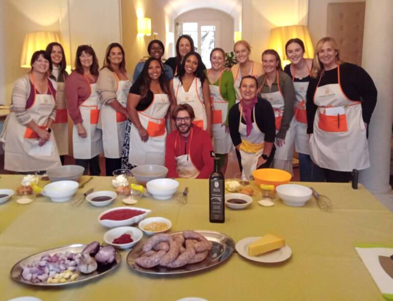 Cooking class at the winery in Terricciola