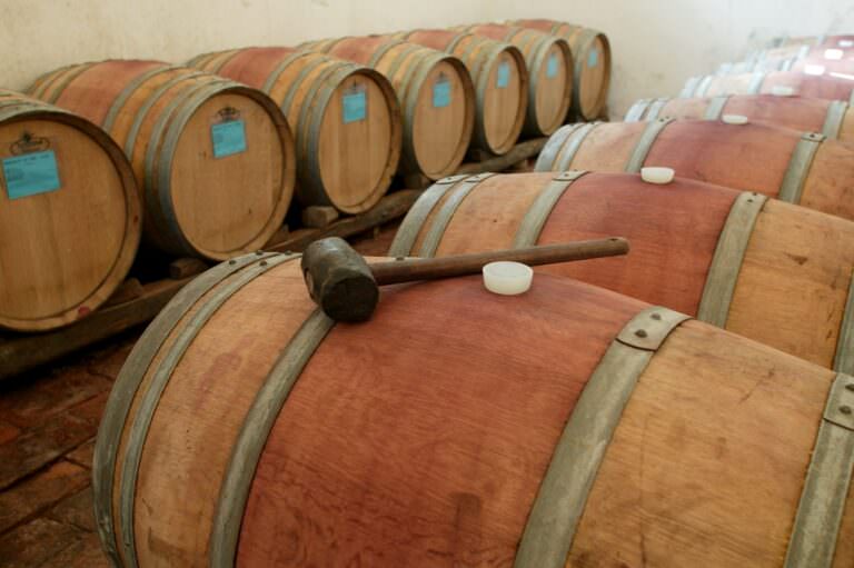 Ageing the best red wines