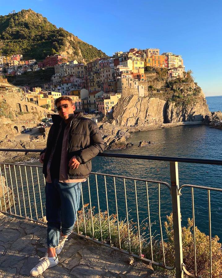 Our guide Davide at the cinque terre park