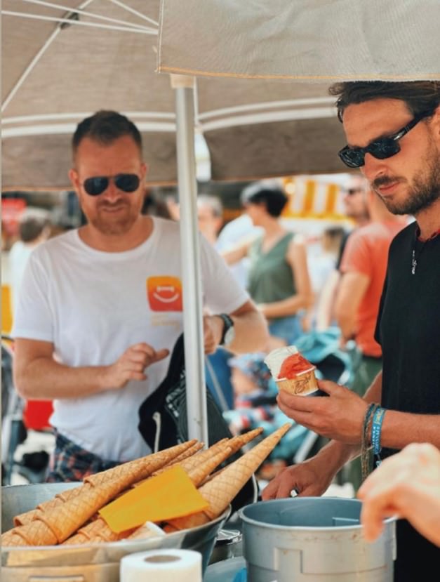 The tasty gelato of Nicolò