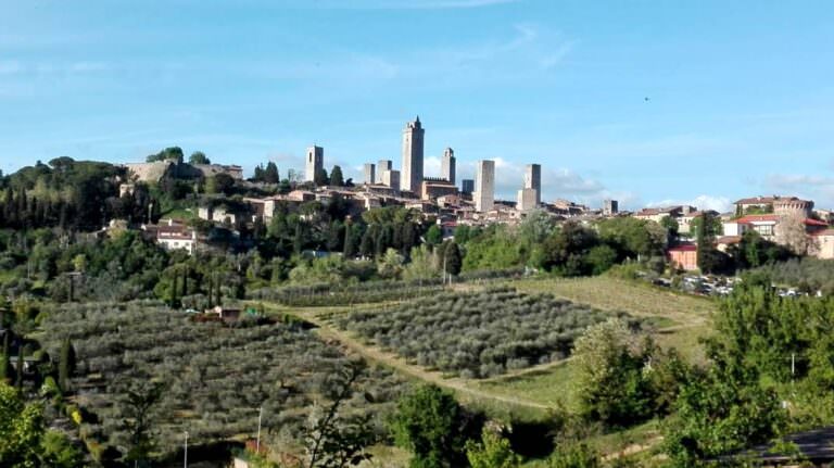 The town of San Gimignano