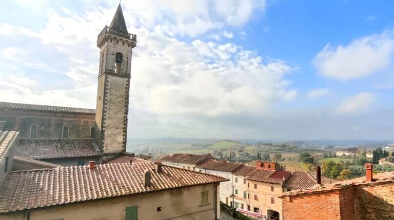 Typical medieval hamlet in the province of Florence