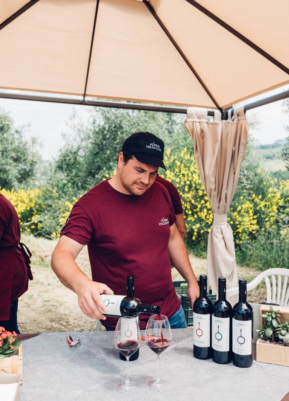 The owner of the winery Federico