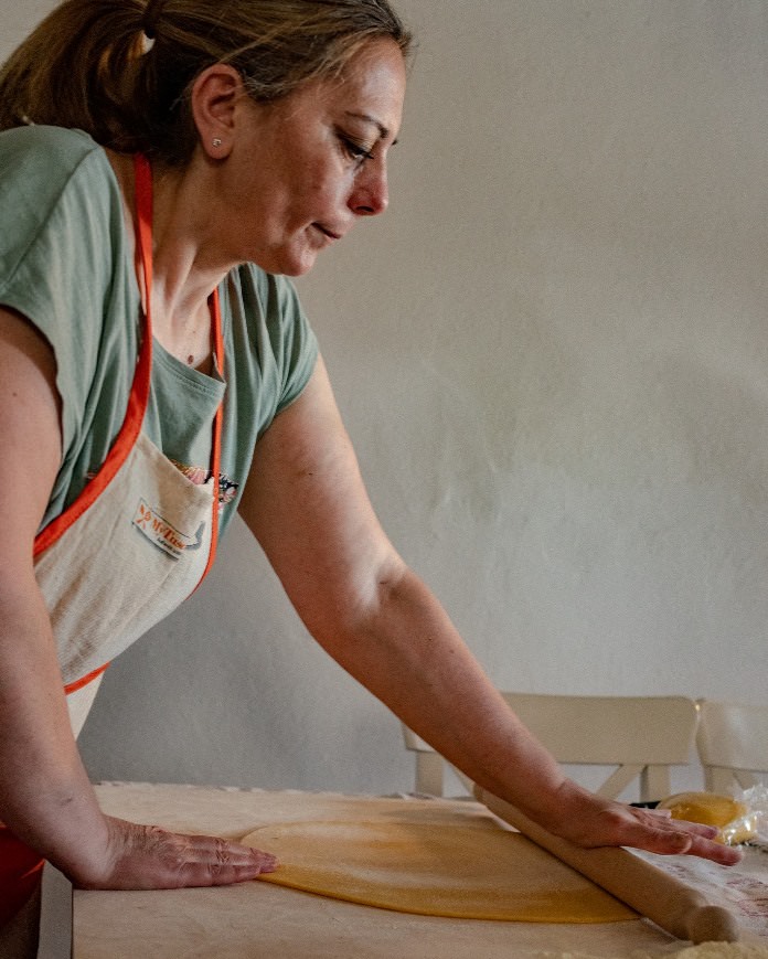 Fresh pasta served during our dinners