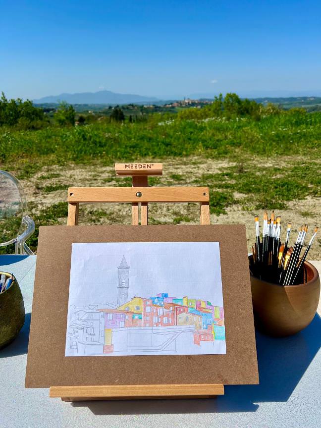 Perfect location for painting experience