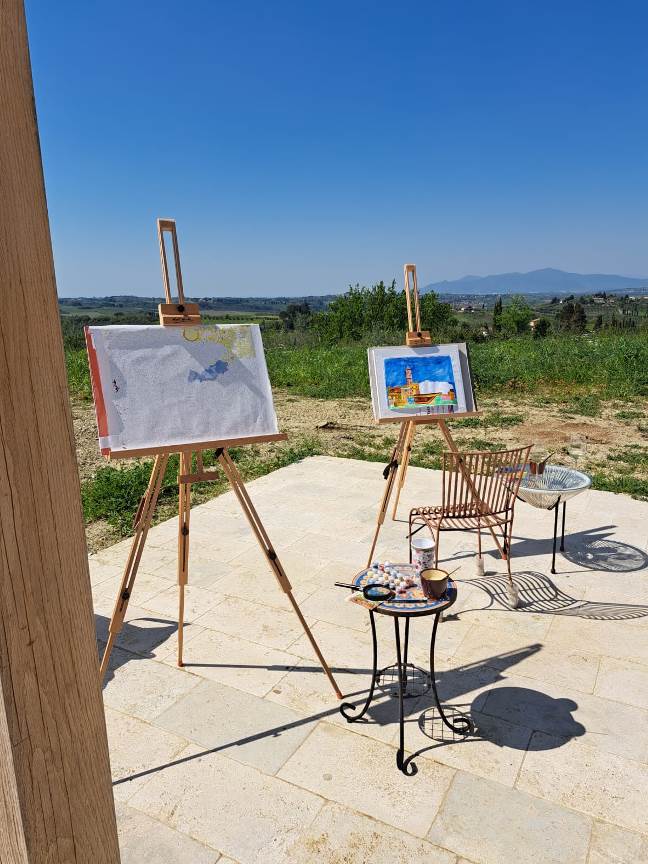 Paint and palate in Peccioli