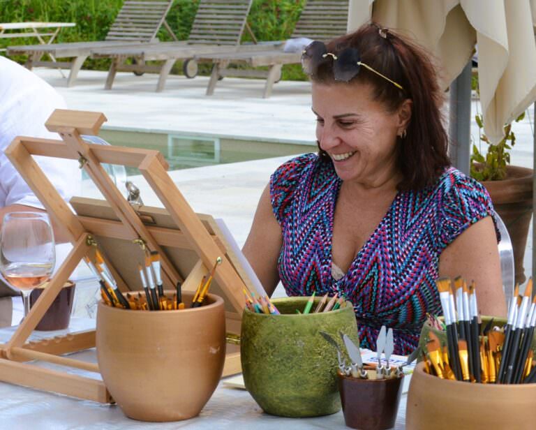 Painting location in the Pisan area