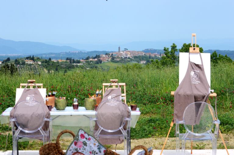 Wonderful view over the Pisan hills