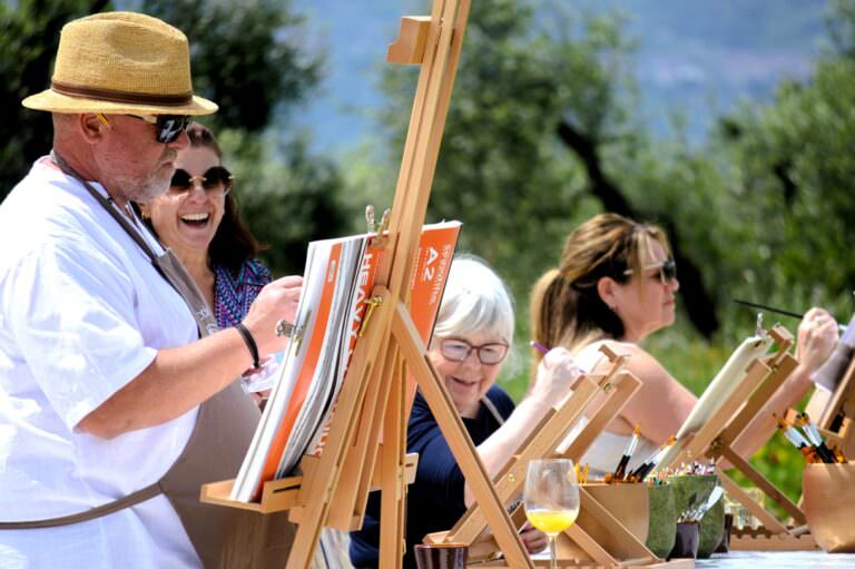 Painting experience in the Peccioli area