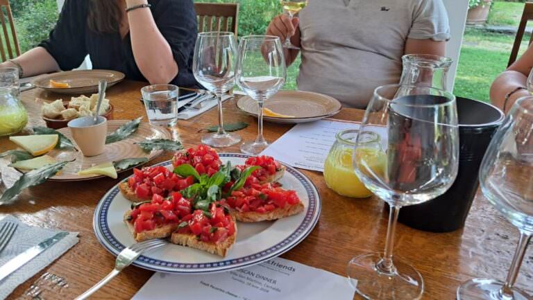 Bruschetta for antipasti