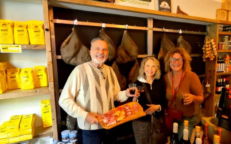 Visit to the butcher in Lari