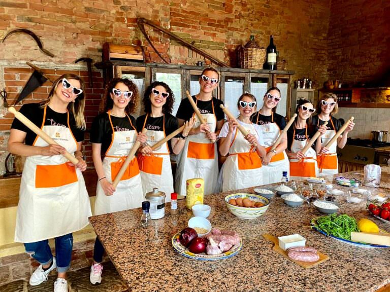 Typical Tuscan cooking class in the Terre di Pisa area