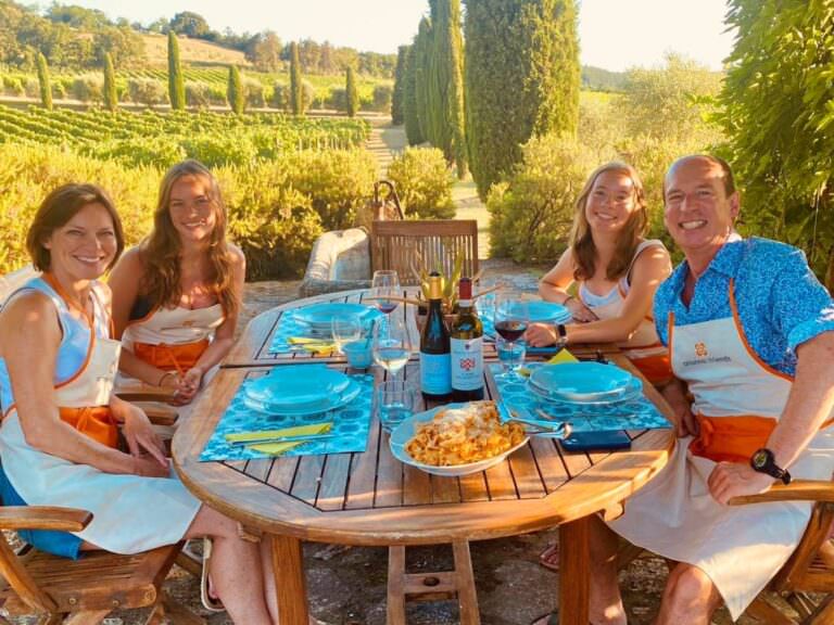 Chef service provided at your Tuscan villa