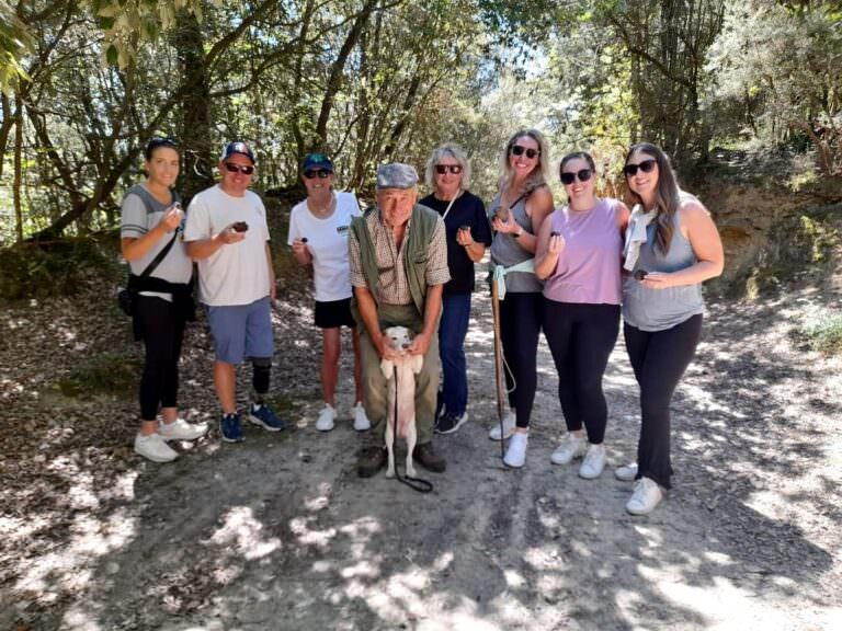 Truffle hunting and truffle based lunch