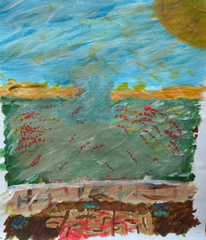 Painting experience with Tara and Brenton