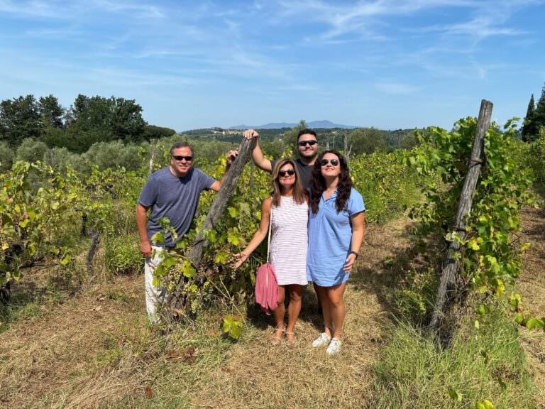 Visit to the vineyard