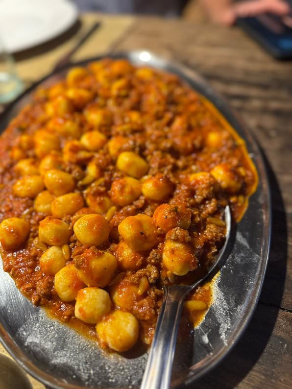 Gnocchi with Arianna's sauce
