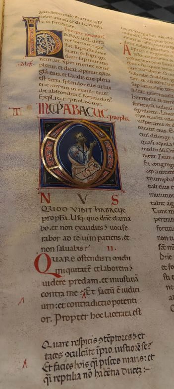 Ancient bible in the charterhouse