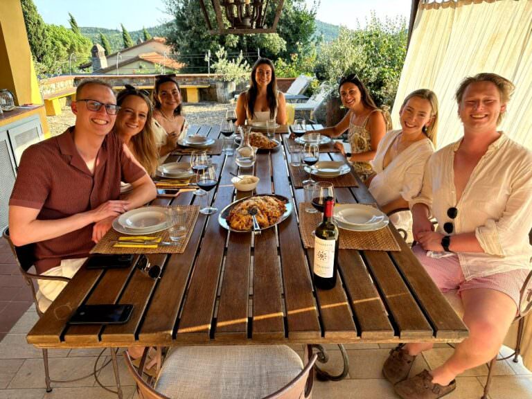 Arianna & Friends staff provided the best Tuscan dinner in Tuscany