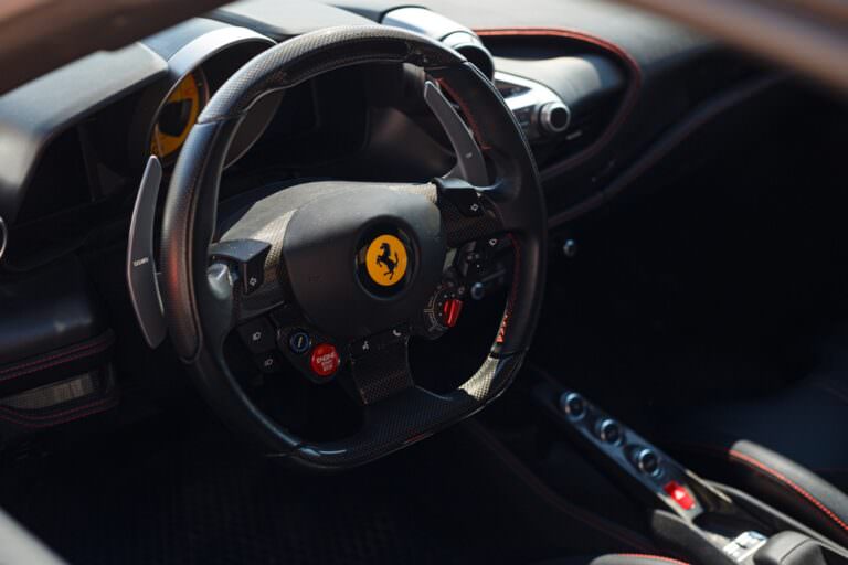 Guided tour by Ferrari car