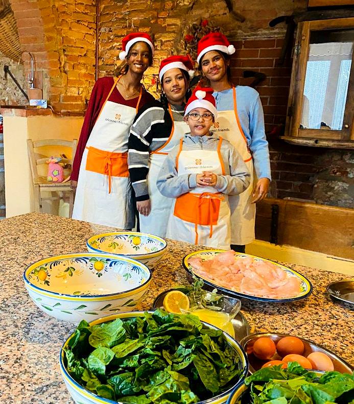 Typical Tuscan cooking class during Christmas festivities