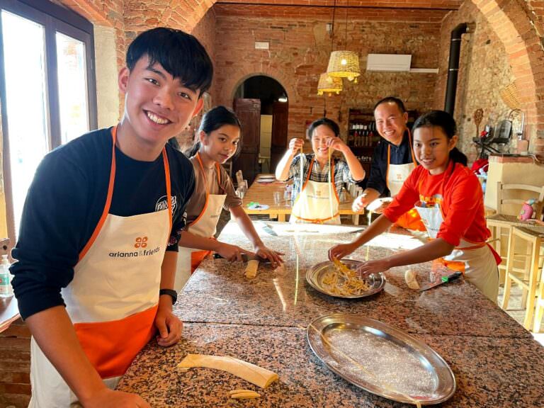 Pasta lab at Rita's farm