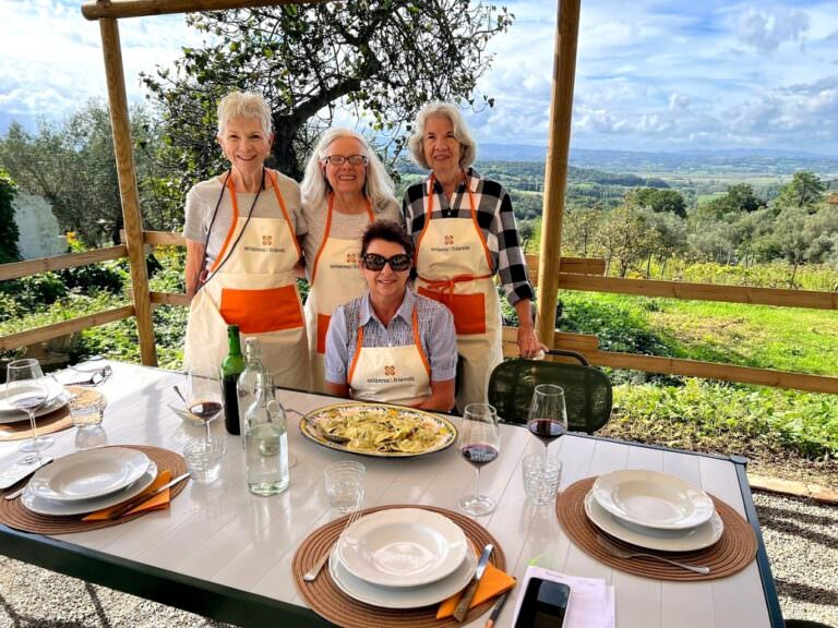 Lunch at Rita's farm