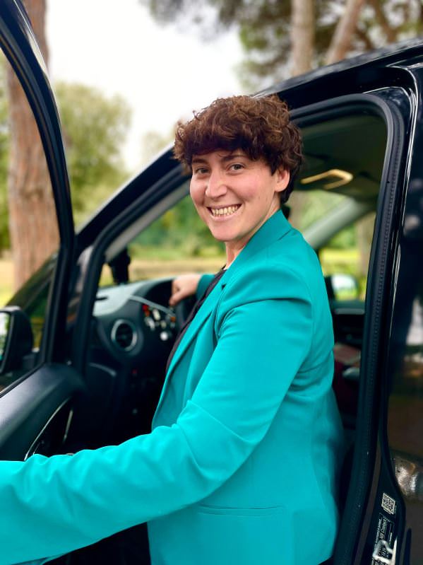 Chiara your driver for our mistery tour