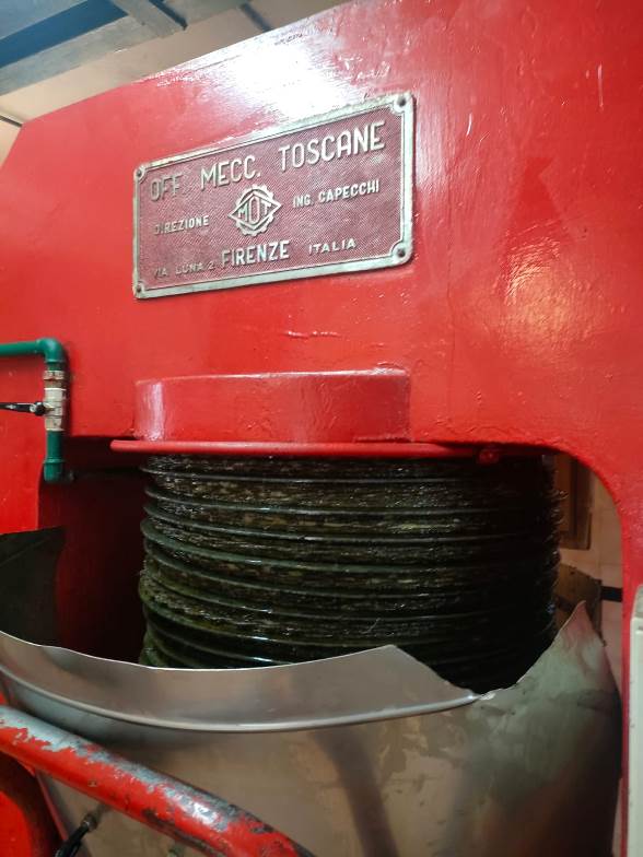 Typical olive mill near the village of Pontedera