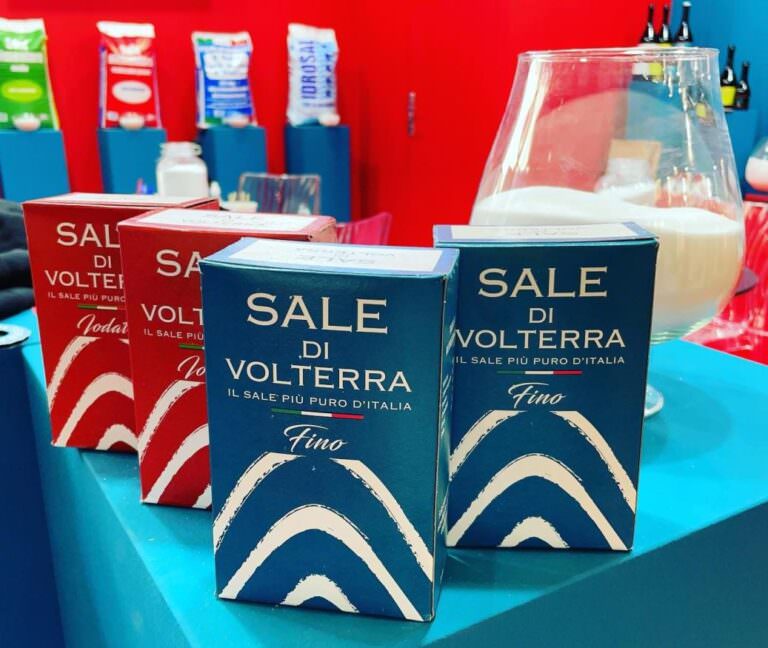 Different varieties of salt from Volterra