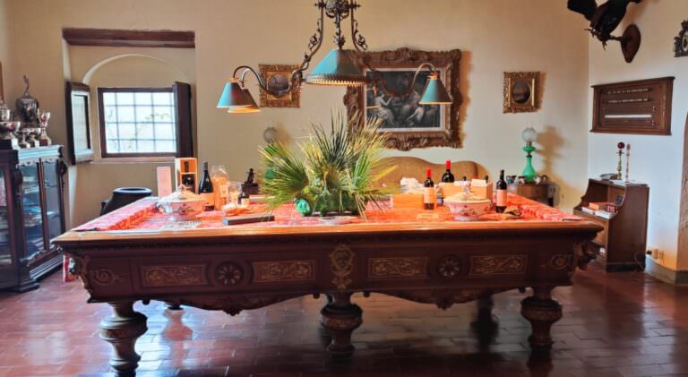 The villa in Ghizzano