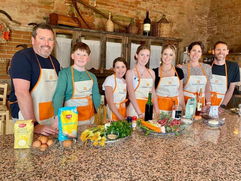 Typical Tuscan cooking class arranged for families