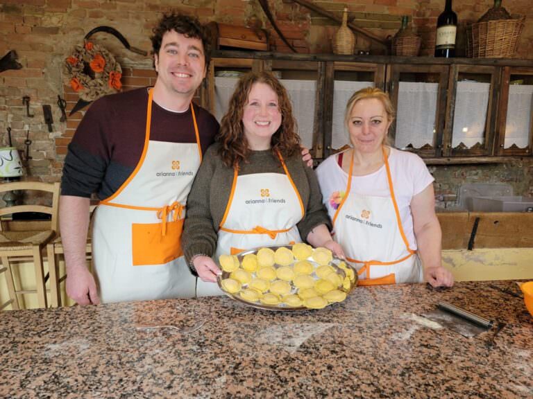 Cooking class focused on pasta making in Montefoscoli