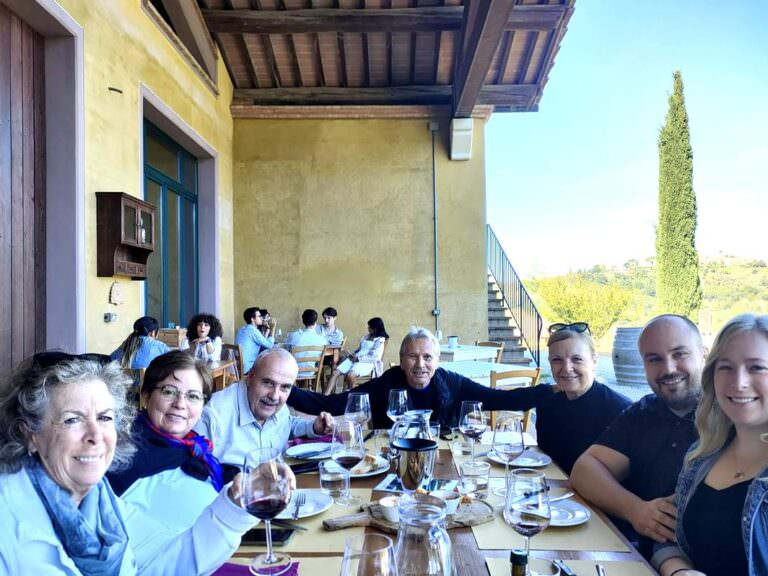 Wine tasting experience with snacks in Terricciola