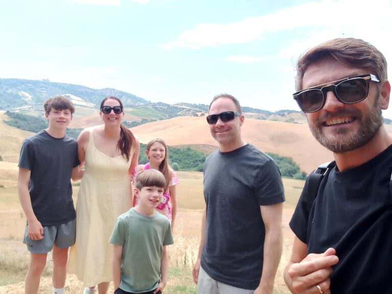The visit to the cheese factory in Volterra with panoramic view