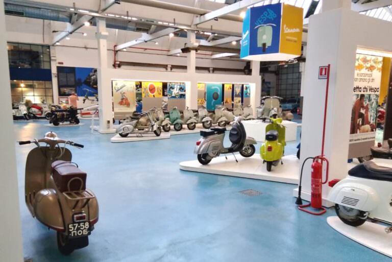 A trip in time at the vespa museum