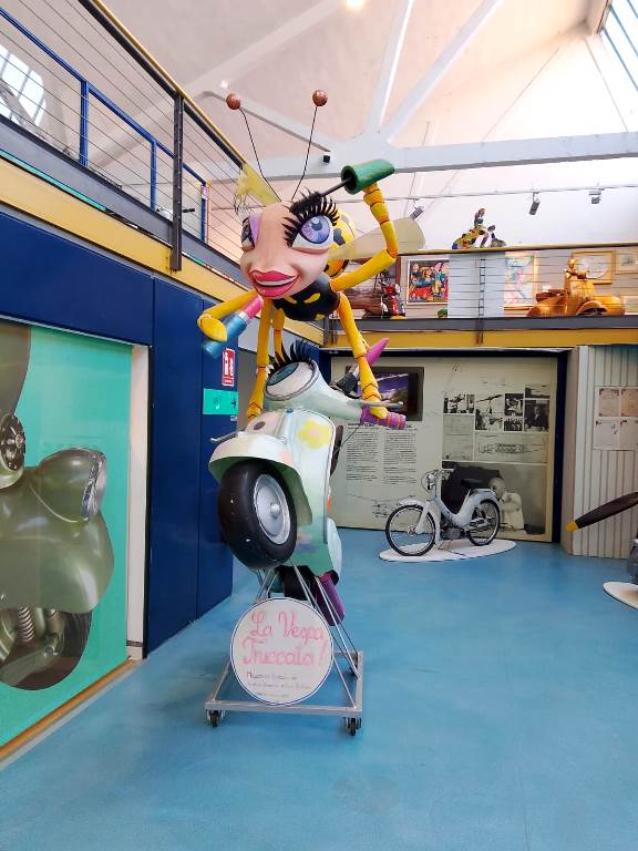 The vespa museum in Pontedera