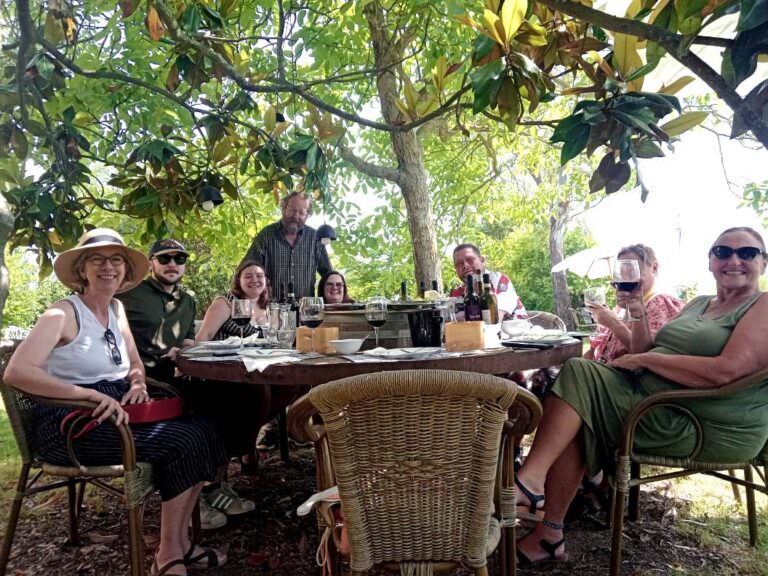 Typical Tuscan wine atsting experience at local winery