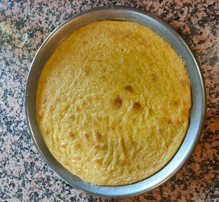 Cecina baking at ritas' farm