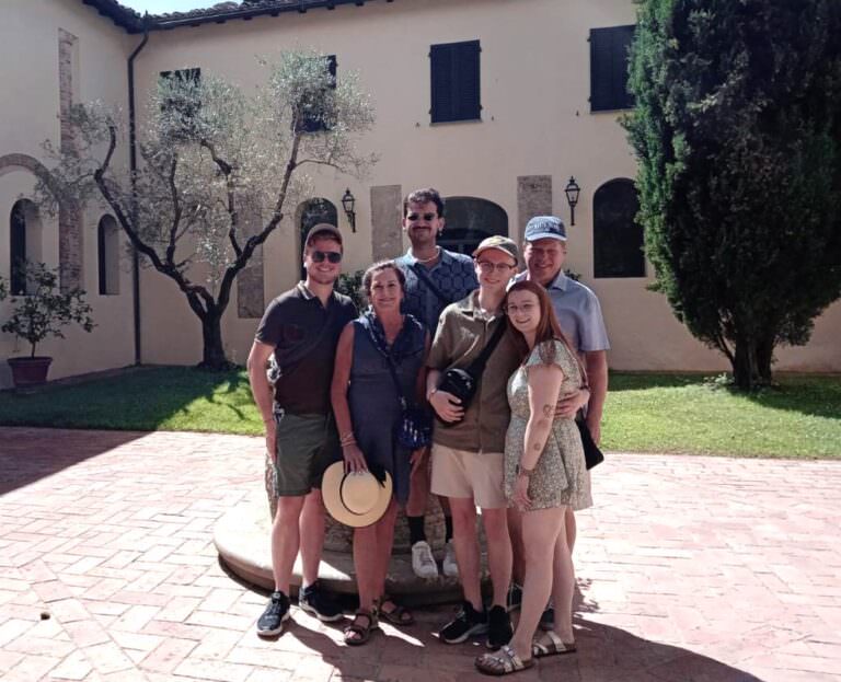 Visit to the abbey in Terricciola