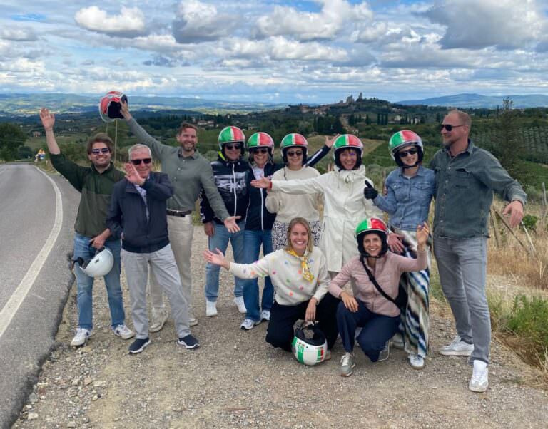 San Gimignano vespa tour