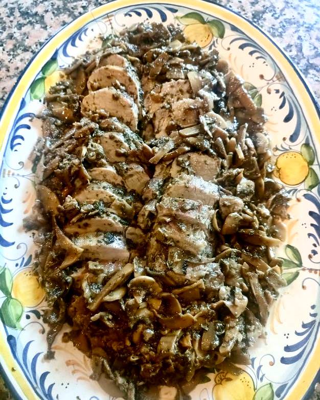 Meat served during our chef services