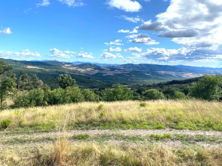 The Tuscan countryside